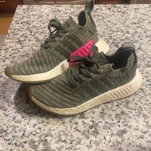 Adidas Army Green Running Shoes